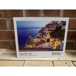 Greece Night Sea View High Quality Paper Puzzle  1000 pieces  Jigsaw 27.5" x 19
